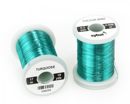 Colour Wire, 0.2 mm, Turquiose
